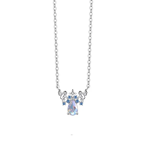 Dây Chuyền Nữ Lili Jewelry Đính Đá CZ 12 Cung Hoàng Đạo Neala LILI_927185 (Song Tử) Màu Bạc
