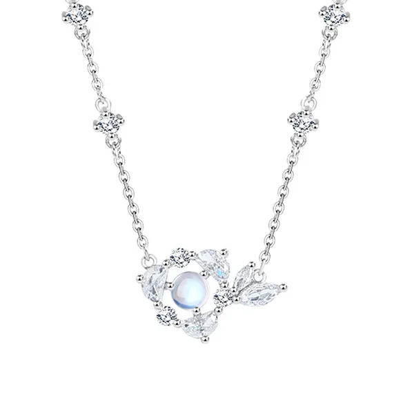 Dây Chuyền Nữ Lili Jewelry Đính Đá CZ Cá Xinh Đẹp Freya LILI_126056 Màu Bạc