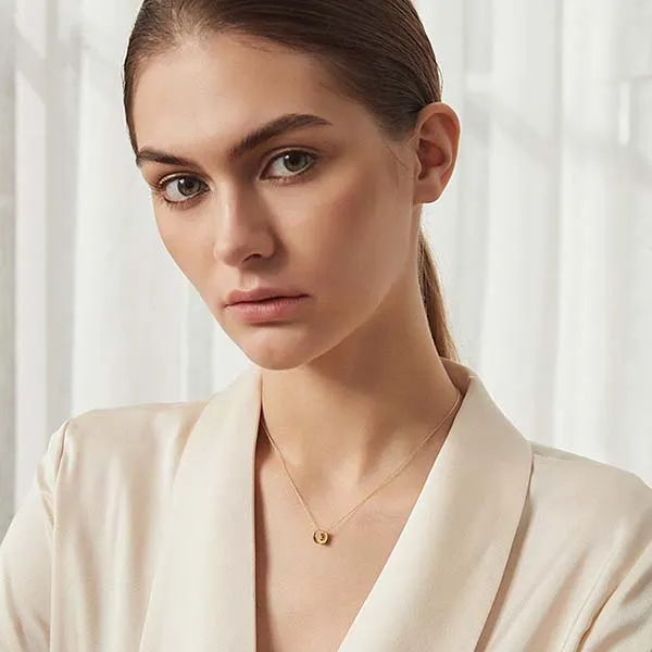 Dây Chuyền Nữ Lili Jewelry đính đá CZ đa sắc Elodie LILI_098052 Màu Vàng