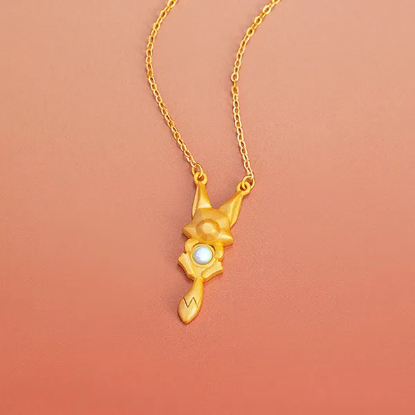 Dây Chuyền Nữ Lili Jewelry Đính Đá CZ Hình Hồ Ly Hadley LILI_159596 Màu Vàng - Trang sức - Vua Hàng Hiệu