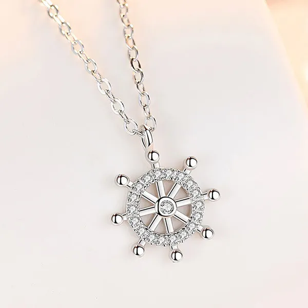 Dây Chuyền Nữ Lili Jewelry Đính Đá CZ Kiana LILI_105665 Màu Bạc