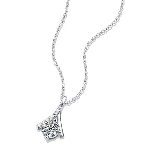 Dây Chuyền Nữ Lili Jewelry Đính Kim Cương Moissanite Miranda LILI_255354 Màu Trắng