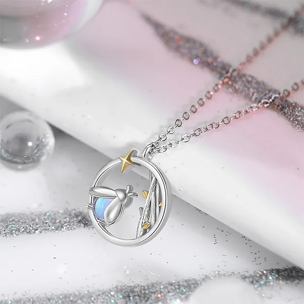 Dây Chuyền Nữ Lili Jewelry Đom Đóm Brylee LILI_072376 Màu Bạc