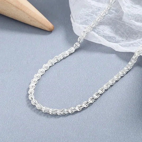 Dây Chuyền Nữ Lili Jewelry Đuôi Phụng Hubert LILI_053827 Màu Bạc