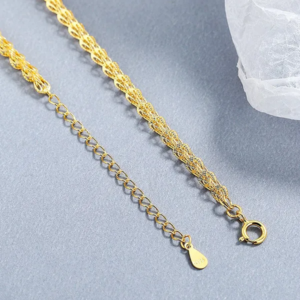 Dây Chuyền Nữ Lili Jewelry Đuôi Phụng Hubert LILI_053827 Màu Vàng