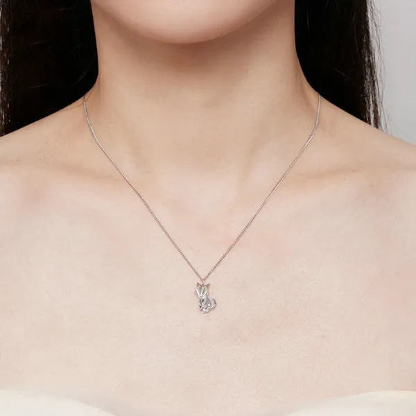 Dây Chuyền Nữ Lili Jewelry Hình Hồ Ly Sariyah LILI_105962 Màu Bạc - Trang sức - Vua Hàng Hiệu