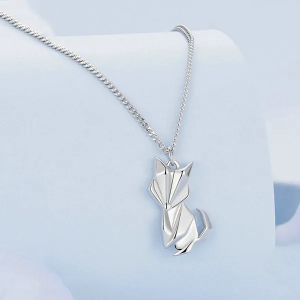 Dây Chuyền Nữ Lili Jewelry Hình Hồ Ly Sariyah LILI_105962 Màu Bạc - Trang sức - Vua Hàng Hiệu
