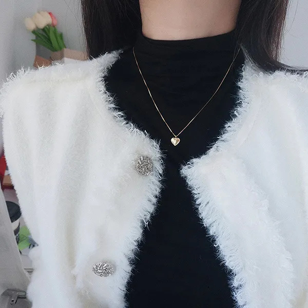 Dây Chuyền Nữ Lili Jewelry Hình Trái Tim Kaiya LILI_099045 Màu Vàng