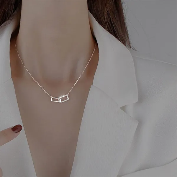 Dây Chuyền Nữ Lili Jewelry Kane LILI_563477 Màu Bạc