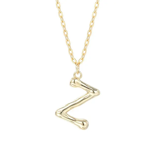 Dây Chuyền Nữ Lili Jewelry Mạ Vàng Chữ Cái LILI_521849 Màu Vàng (Chữ Z)