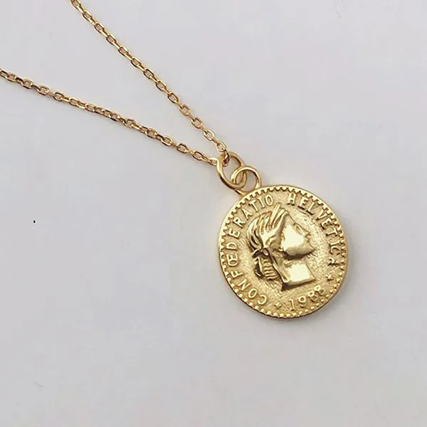 Dây Chuyền Nữ Lili Jewelry Mạ Vàng Đồng Xu LILI_264196 Màu Vàng - Trang sức - Vua Hàng Hiệu