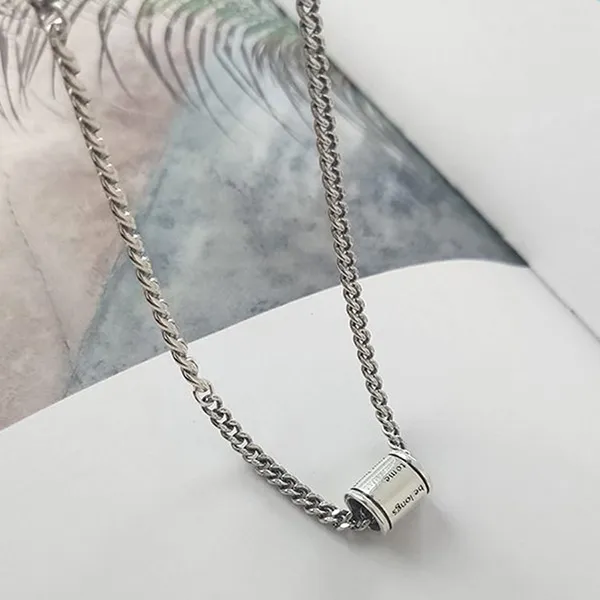 Dây Chuyền Nữ Lili Jewelry Mặt Trụ LILI_819152 Màu Bạc - Trang sức - Vua Hàng Hiệu