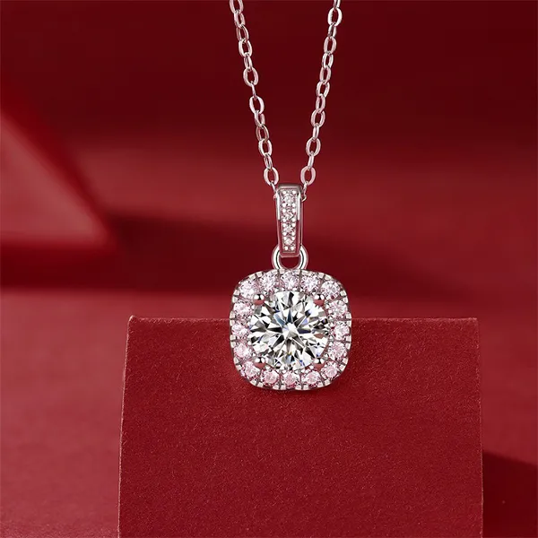 Dây Chuyền Nữ Lili Jewelry Moissanite Alaiya LILI_099248 Màu Bạc