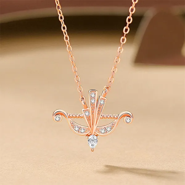 Dây Chuyền Nữ Lili Jewelry Mũi Tên Tình Ái Dalia LILI_098662 Màu Vàng Hồng - Trang sức - Vua Hàng Hiệu