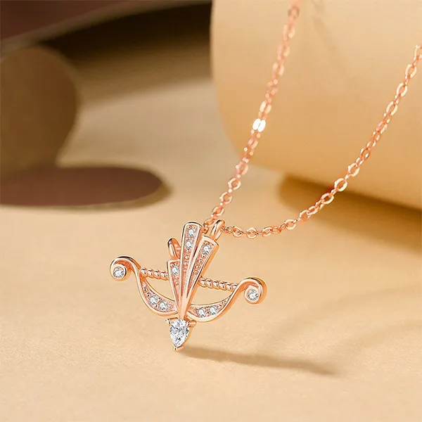 Dây Chuyền Nữ Lili Jewelry Mũi Tên Tình Ái Dalia LILI_098662 Màu Vàng Hồng - Trang sức - Vua Hàng Hiệu