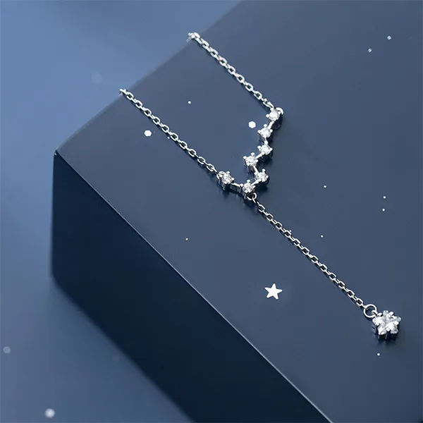 Dây Chuyền Nữ Lili Jewelry Ngôi Sao May Mắn Fatima LILI_074087 Màu Bạc