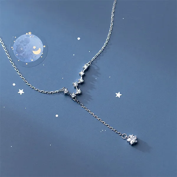 Dây Chuyền Nữ Lili Jewelry Ngôi Sao May Mắn Fatima LILI_074087 Màu Bạc