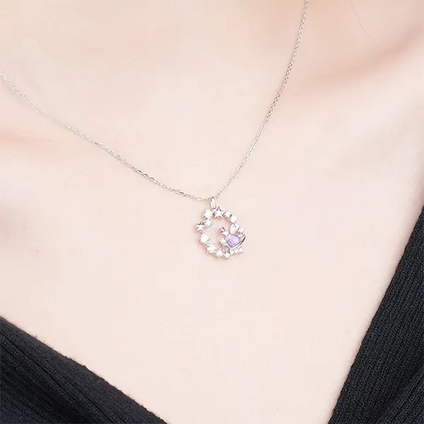 Dây Chuyền Nữ Lili Jewelry Thỏ Ánh Sao Berkley LILI_098424 Màu Bạc