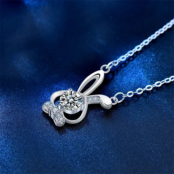 Dây Chuyền Nữ Lili Jewelry Thỏ Cute LILI_099193 Màu Bạc
