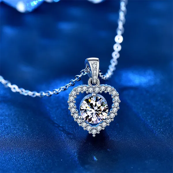 Dây Chuyền Nữ Lili Jewelry Trái Tim Avah LILI_099199 Màu Bạc