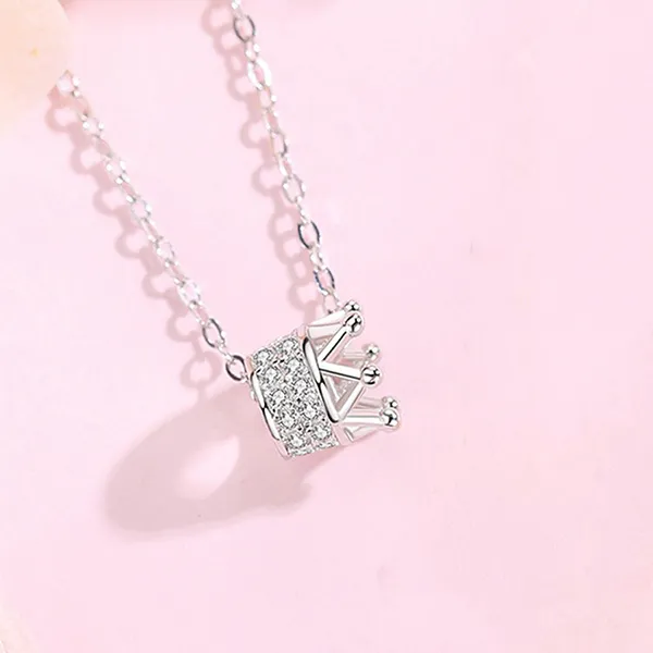 Dây Chuyền Nữ Lili Jewelry Vương Miện Anime LILI_895879 Màu Bạc