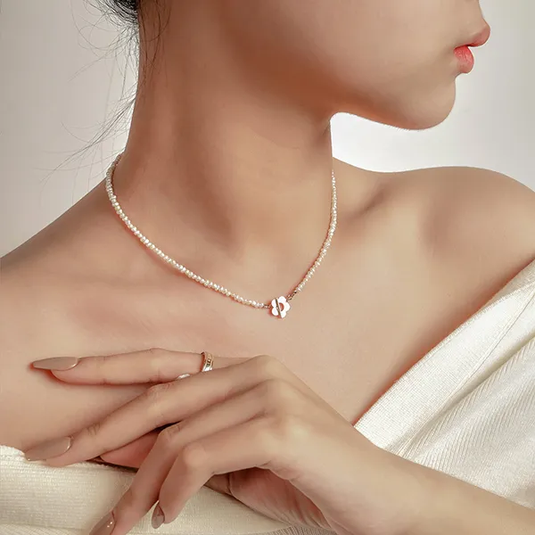 Dây Chuyền Nữ Morina Lumine Necklace Màu Trắng/Vàng