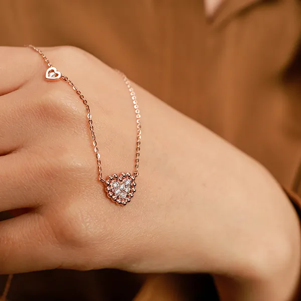 Dây Chuyền Nữ Morina Stellarine Necklace D4870 Màu Vàng Hồng - Trang sức - Vua Hàng Hiệu