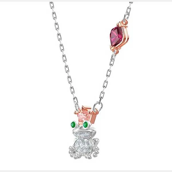 Dây Chuyền Nữ Swarovski 5456136 Women's Out Of This World Kiss Necklace Màu Bạc - Trang sức - Vua Hàng Hiệu