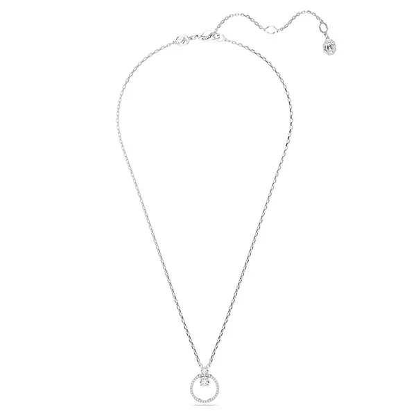 Dây Chuyền Nữ Swarovski Constella Pavé, Round Cut, White, Rhodium Plated 5692261 Màu Vàng Trắng