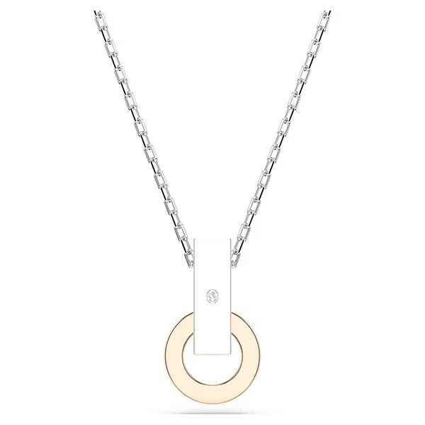 Dây Chuyền Swarovski Connexus Pendant Mixed Cuts, Love Is Around, White, Mixed Metal Finish 5691179 Màu Bạc