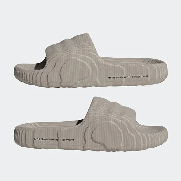 Dép Adidas Adilette 22 HQ4670 Slides Màu Xám Size 42