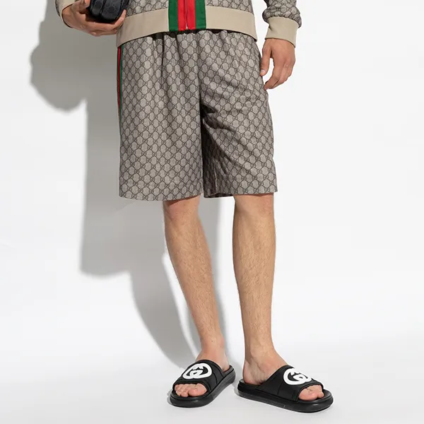 Dép Nam Gucci Black Rubber Slides 780296 Màu Đen Size 5