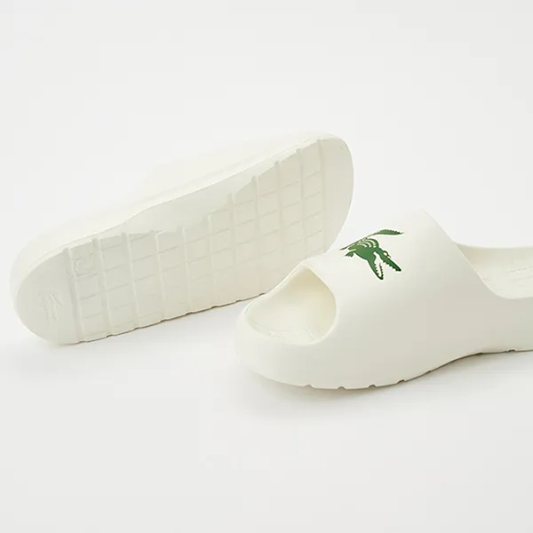 Dép Lacoste Serve Slide 2.0 746CMA00321Y5 White Màu Trắng