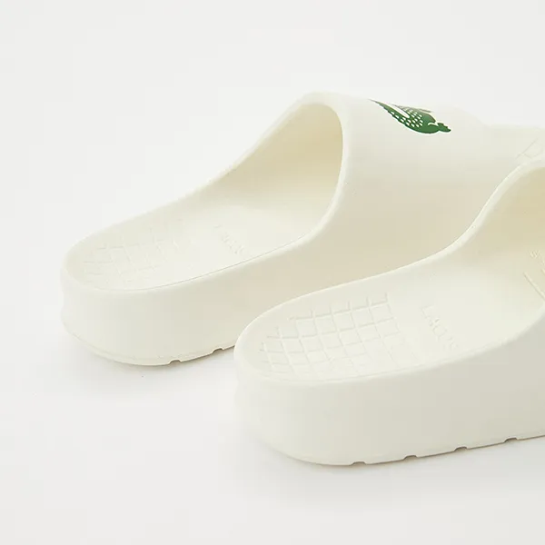 Dép Lacoste Serve Slide 2.0 746CMA00321Y5 White Màu Trắng