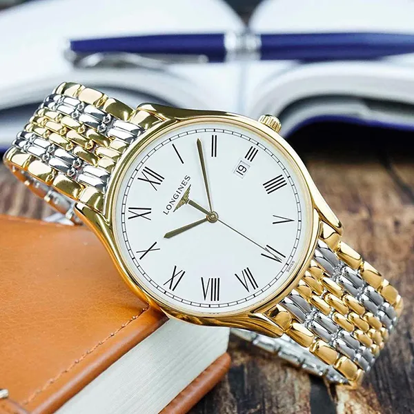 Đồng Hồ Nam Longines Lyre Watch L4.859.2.11.7 Màu Demi (Vàng - Bạc) - Đồng hồ - Vua Hàng Hiệu