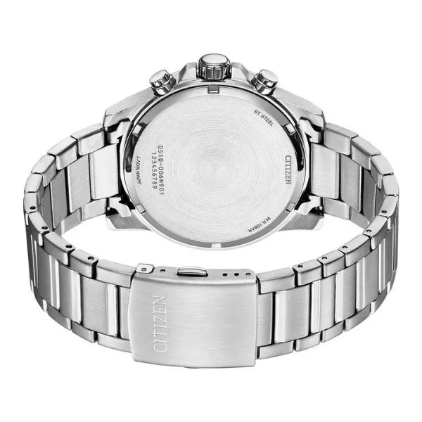 Đồng Hồ Nam Citizen Chronograph Quartz Green Dial Watch AN3690-56X Màu Bạc /Xanh Lá
