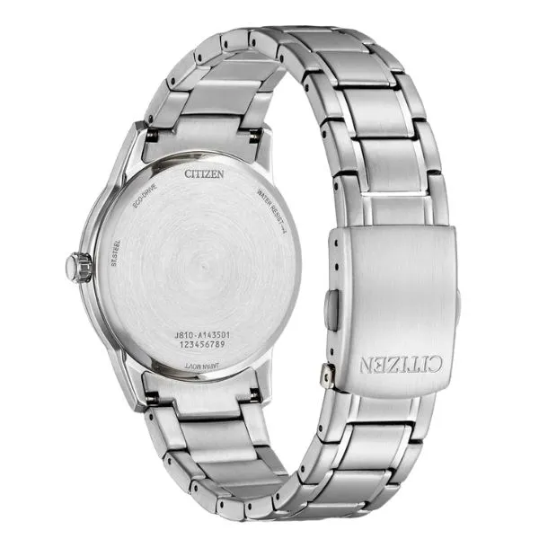 Đồng Hồ Nam Citizen Eco Drive Silver Dial Watch AW1780-84A Màu Bạc