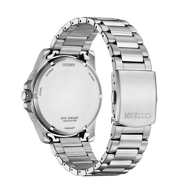 Đồng Hồ Nam Citizen Marine 1810 Eco-Drive Watch AW1816-89E Màu Bạc/Đen - Đồng hồ - Vua Hàng Hiệu