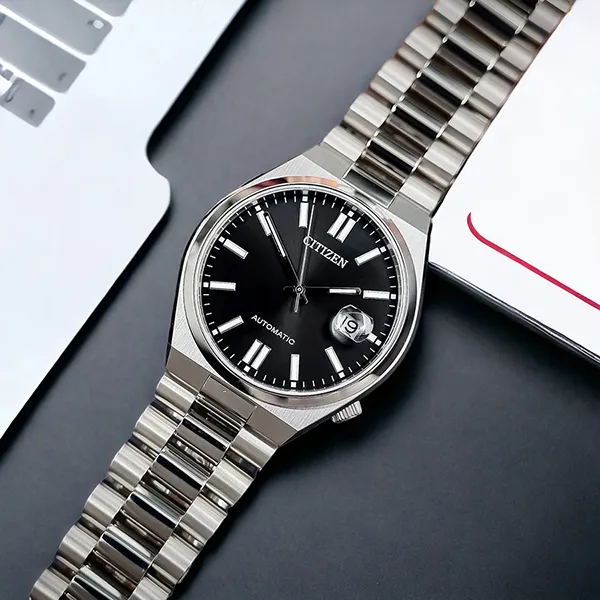 Đồng Hồ Nam Citizen Mechanical Automatic Watch NJ0150-81E Màu Bạc - Đen