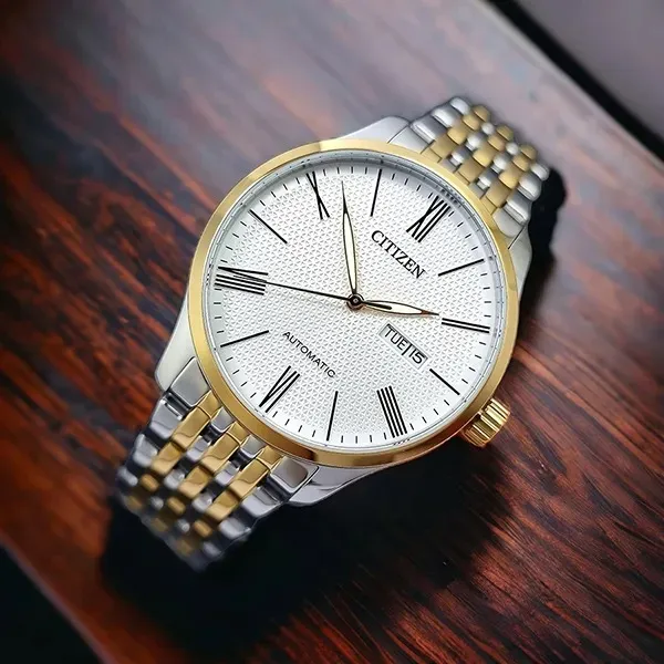 Đồng Hồ Citizen Mechanical NH8354-58A Màu Demi (Vàng - Bạc) - Đồng hồ - Vua Hàng Hiệu