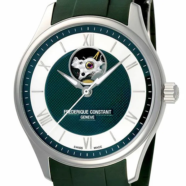 Đồng Hồ Nam Frederique Constant Classic Open Heart FC-310MGRW5B6 Màu Xanh Green - Đồng hồ - Vua Hàng Hiệu