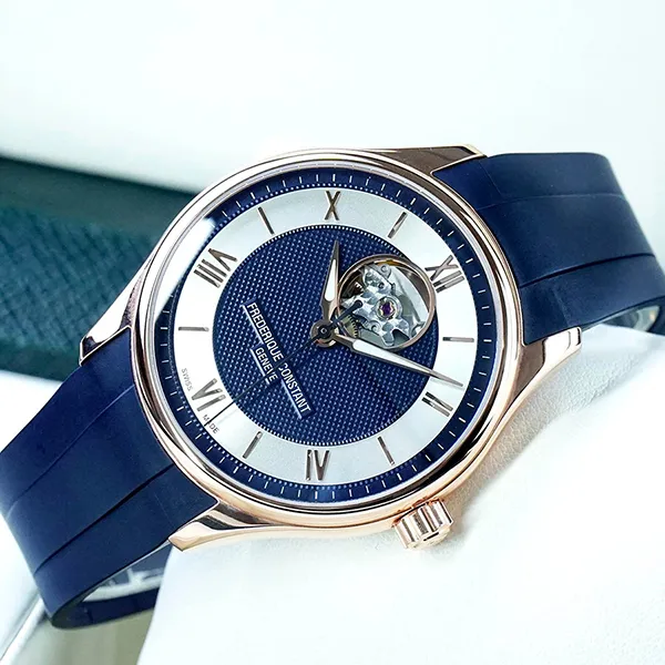 Đồng Hồ Nam Frederique Constant Classic Open heart FC-310MNS5B4 (FC310MNS5B4) Màu Xanh/Vàng Hồng