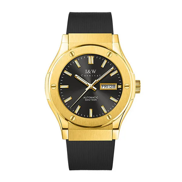 Đồng Hồ Nam I&W Carnival 42mm IW55851GT-DS (IW55851G14) Automatic Màu Vàng Đen