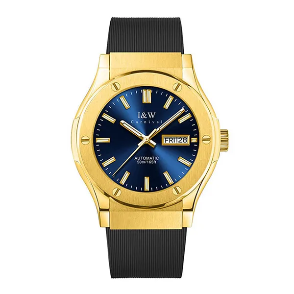 Đồng Hồ Nam I&W Carnival 42mm IW55851GT-DS (IW55851G17) Automatic Màu Vàng Xanh