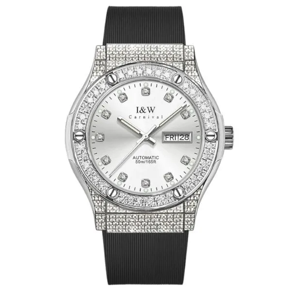 Đồng Hồ Nam I&W Carnival Automatic Watch IW55851G73 Màu Bạc - Đen
