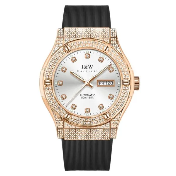 Đồng Hồ Nam I&W Carnival Automatic Watch IW55851G79 Màu Vàng Đen