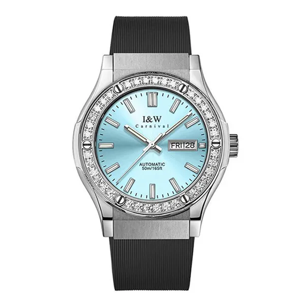 Đồng Hồ Nam I&W Carnival IW55851G-DS (IW55851G21) Automatic Màu Đen Xanh