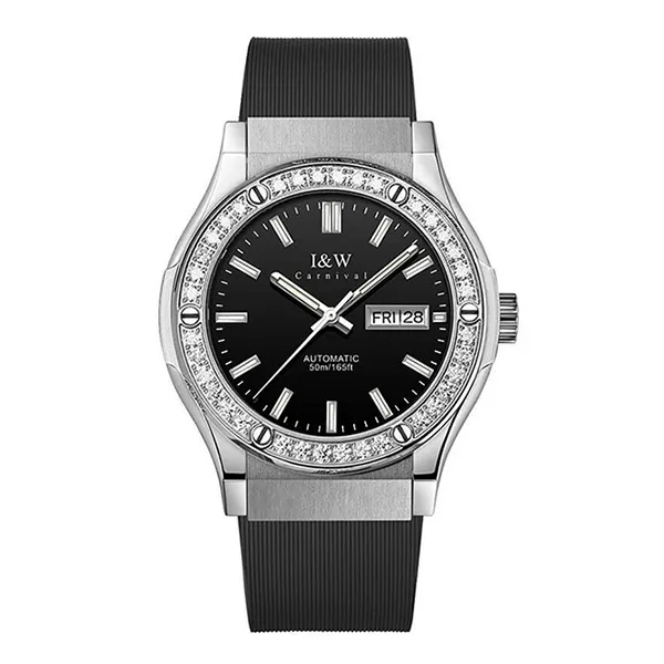 Đồng Hồ Nam I&W Carnival IW55851G-DS (IW55851G22) Automatic Màu Đen Bạc