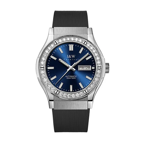 Đồng Hồ Nam I&W Carnival IW55851G-DS (IW55851G23) Automatic Màu Đen Xanh - Đồng hồ - Vua Hàng Hiệu