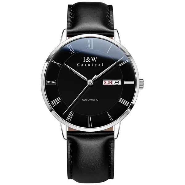 Đồng Hồ Nam I&W Carnival IW8861G-DD – Automatic (IW8861G17) Màu Đen